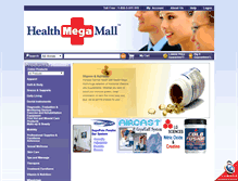 Tablet Screenshot of healthmegamall.com